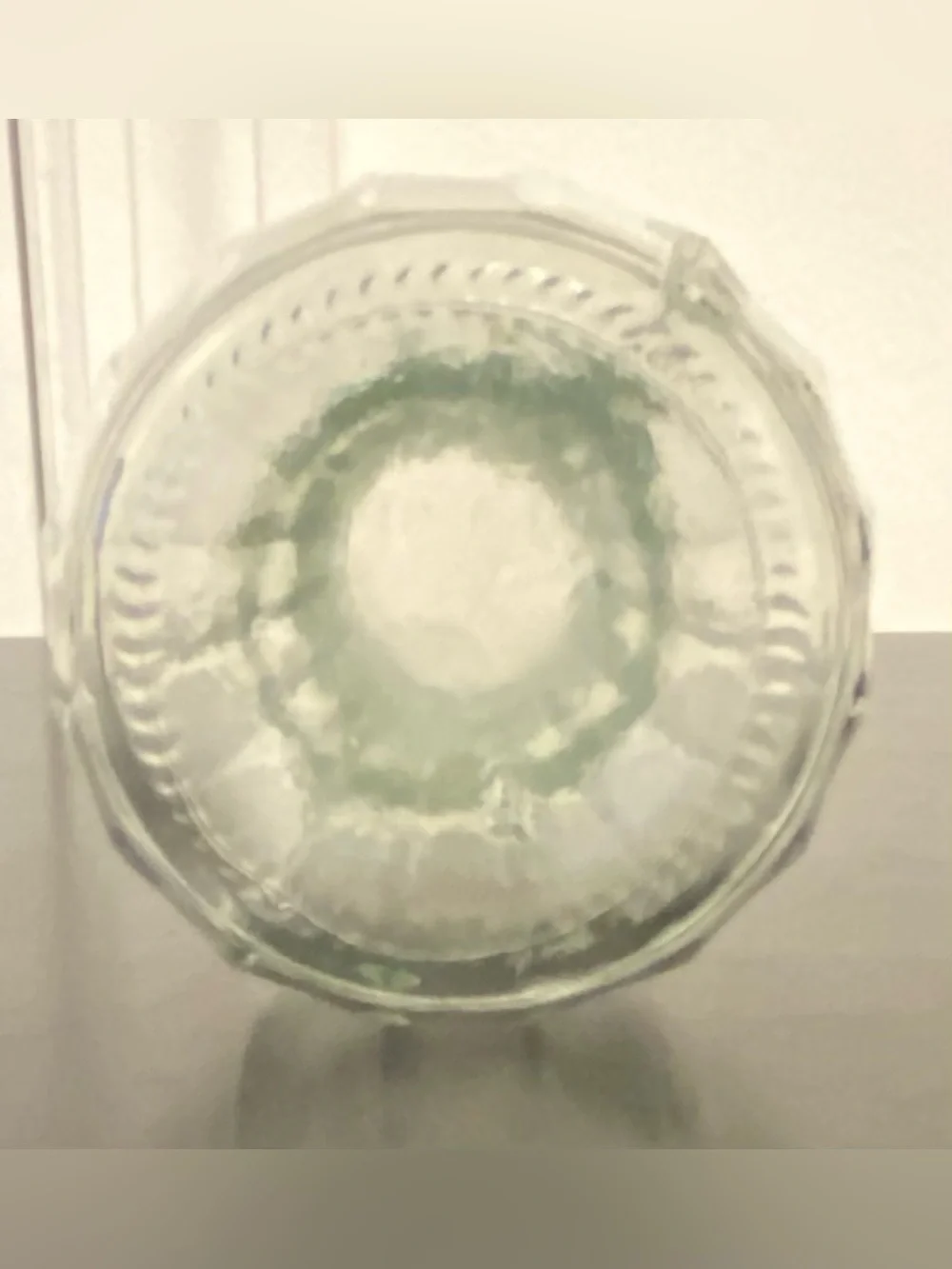 Clear Glass Bud Vase - Slim Neck, Rounded Base
